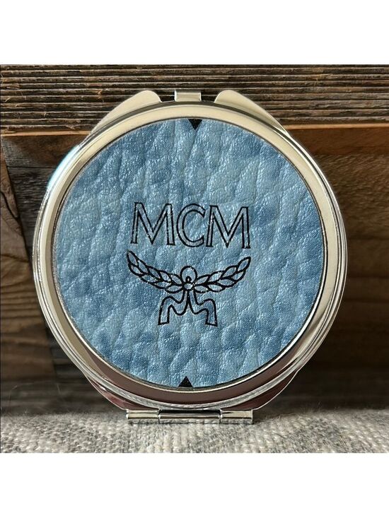 MCM Accessories - Compact Mirror Up-Cycled MCM